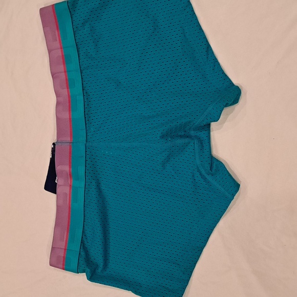 NWT Code 22, Size XL, Turquoise Mesh Boxer Brief - Picture 3 of 3